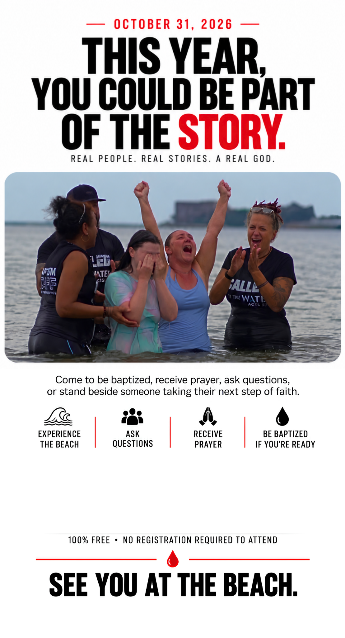 October 31, 2026 Salem Public Beach Baptism
